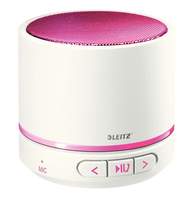 Bluetooth мини-динамик Leitz WOW, розовый металлик