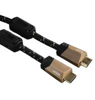 Кабель аудио-видео Hama HDMI (m)/HDMI (m) 3м. феррит.кольца Позолоченные контакты черный (00122211)