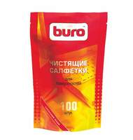 Запасной блок Buro к салфеткам для чистки поверхностей, 100 шт.