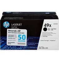 Картридж для лазерных принтеров  HP 49XD Q5949XD черный повышенной емкости для LJ 1320 (2шт)
