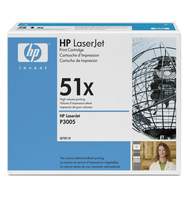 Картридж для лазерных принтеров  HP 51X Q7551X черный повышенной емкости для P3005/M3035
