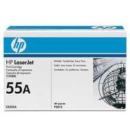 Картридж для лазерных принтеров  HP 55A CE255A черный для LJ P3015d