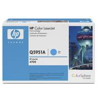 Картридж для лазерных принтеров  HP Q5951A голубой для CLJ 4700