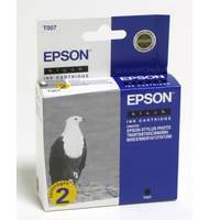 Картридж струйный Epson T007 C13T00740210 черный для St Photo 1270 (2шт)