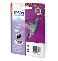 Картридж струйный Epson T0805 C13T08054011 светло-голубой для St Photo P50/PX660