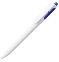 Ручка шариковая Bolide, белая с синим