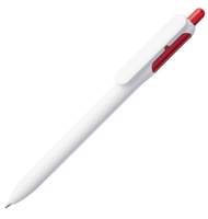 Ручка шариковая Bolide, белая с красным