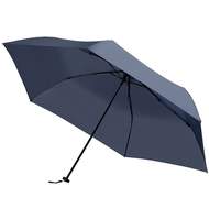 Зонт складной Luft Trek, темно-синий, синий