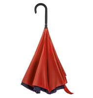 Зонт наоборот Style, трость, сине-красный