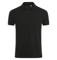 Рубашка поло мужская PHOENIX MEN черная, размер M