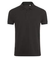 Рубашка поло мужская PHOENIX MEN темно-серый меланж, размер M