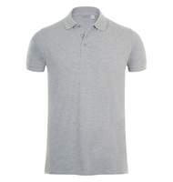 Рубашка поло мужская PHOENIX MEN серый меланж, размер S
