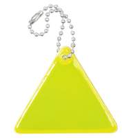 Светоотражатель Spare Care треугольник желтый неон