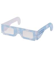 Новогодние 3D очки «Снежинки» голубые