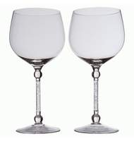 Два бокала для вина «Фантазия», с кристаллами