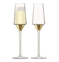 Набор бокалов для шампанского Space, золотистый