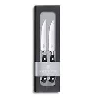 Набор ножей Victorinox Forged (7.7242.2W) для стейка заточка: серрейторная черный (2шт. в наборе) подарочная коробка