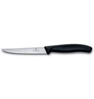 Нож Victorinox Swiss Classic (6.7233.20) черный для стейка заточка: серрейторная 110мм