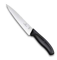 Нож Victorinox Swiss Classic (6.8003.19B) черный разделочный заточка: прямая 190мм блистер