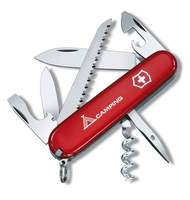 Нож перочинный Victorinox Camper 1.3613.71 91мм 13 функций красный с логотипом 