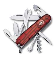 Нож перочинный Victorinox Climber 1.3703.T 91мм 18 функций полупрозрачный красный
