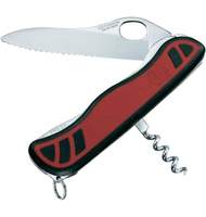 Нож перочинный Victorinox Sentinel One Hand 0.8321.MWC 111мм с фиксатором 3 функции красно-черный