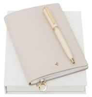 Набор Beaubourg: блокнот и ручка, розовый