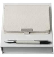 Набор Neve: блокнот А6 и ручка, белый