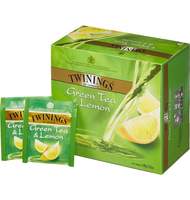 Чай Twinings Green tea&Lemon, зеленый с лимоном, 50пак/уп