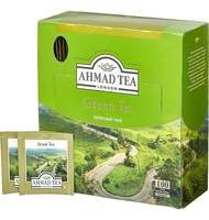 Чай Ahmad Tea Green зеленый, 100пак/уп 