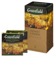 Чай Greenfield Honey Linden черный с добавками 25пак*1,5г 