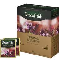 Чай Greenfield Spring Melody черный с чабрецом 100 пакетиков 418718