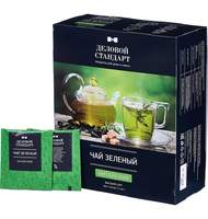 Чай Деловой стандарт зелен. 100 пакx1,8гр/уп 
