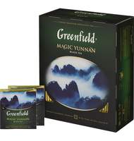 Чай Greenfield Magic Yunnan черн.фольгир 100 пак/уп