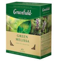 Чай Greenfield Green Melissa, зеленый, 100 пак/уп
