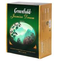 Чай Greenfield Jasmin Dream зеленый, 100 пак/уп