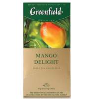 Чай Greenfield Mango Delight (Манго Делайт), зеленый, 25 пакетиков /уп