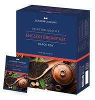 Чай Деловой Стандарт English Breakfast черный  100 пакx1,8гр/уп