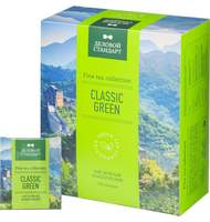 Чай Деловой Стандарт Classic green зеленый  100 пакx2гр