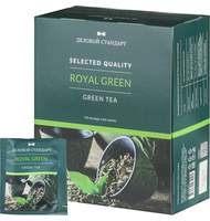 Чай Деловой Стандарт Royal Green tea зеленый, 100 пакx2гр