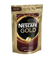 Кофе Nescafe Gold, растворимый, 250г, пакет