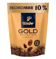 Кофе Tchibo Gold Selection растворимый сублимированный75г пакет