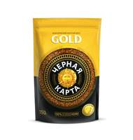 Кофе растворимый Черная Карта Gold 150 г (пакет)