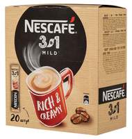 Кофе Nescafe 3 в 1 мягкий растворимый , шоу-бокс, 20штx14,5г