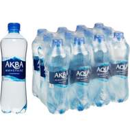Вода питьевая Аква Минерале ПЭТ 0,5л газ.12 шт/уп