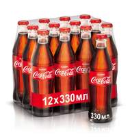 Напиток Coca-Cola стекл. бут. 0,33л газ. 12 шт/уп