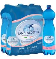 Вода минеральная San Benedetto 1,5 л. негаз. ПЭТ 6 шт/уп
