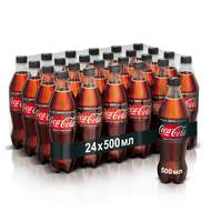 Напиток Coca-Cola Zero пэт. 0,5л газ. 24 шт/уп.