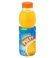 Напиток Добрый Pulpy Апельсин сокосодержащий с мякотью 0,45л 12шт/уп