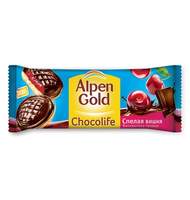 Печенье Alpen Gold Chocolife вишня, 136 г
